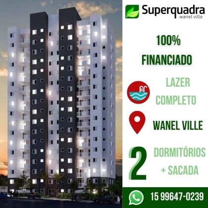 2224567 -  Apartamento venda Wanel Ville Sorocaba